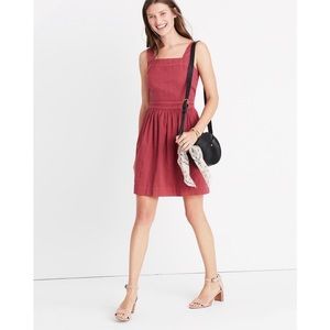 Madewell Apron Bow-Back Dress